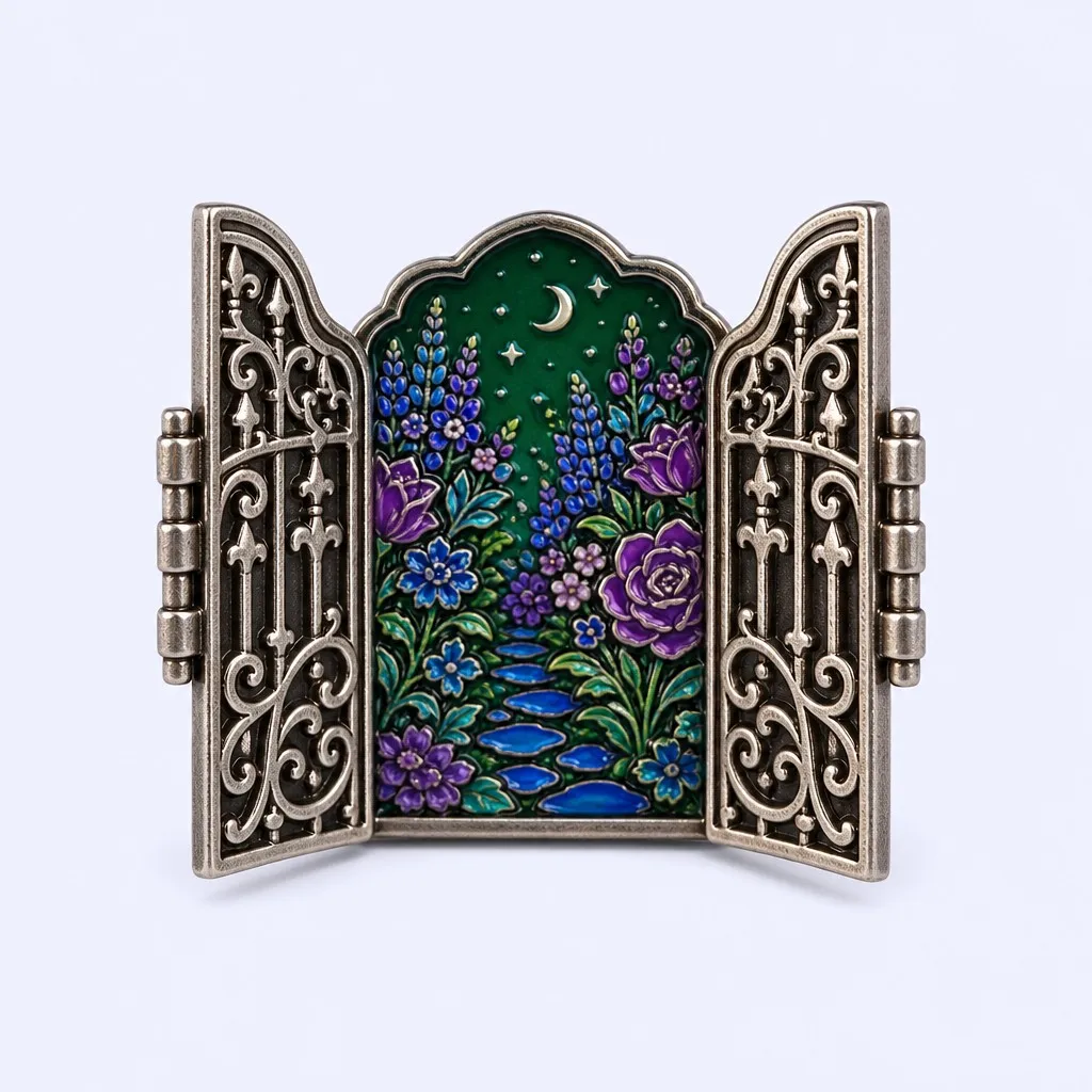 Secret Garden Double Hinged Gate Pin