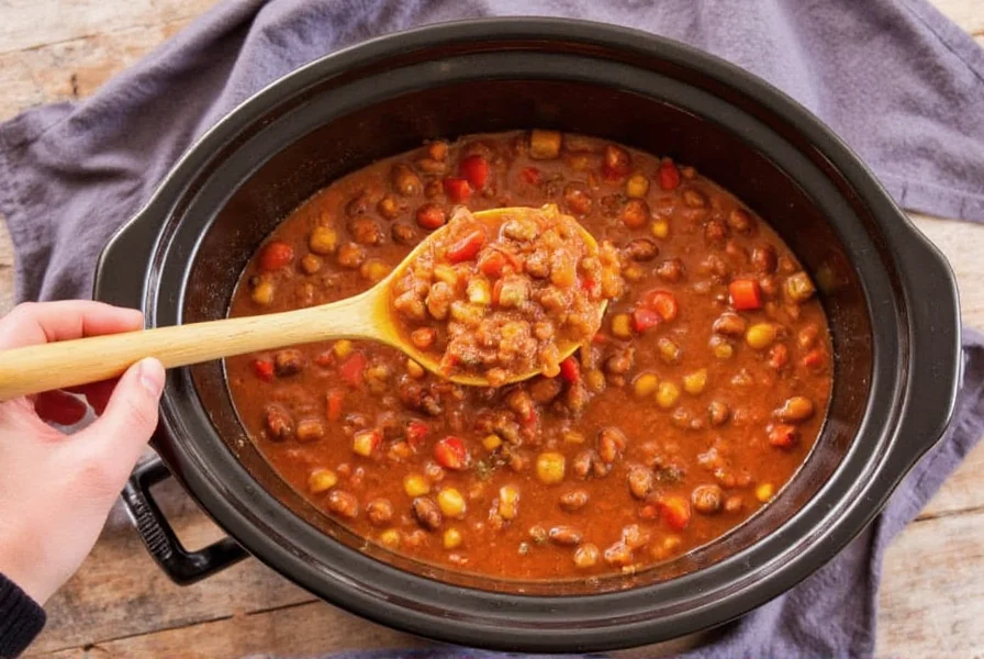 Perfect Slow Cooker Chili Recipe: Easy & Flavorful