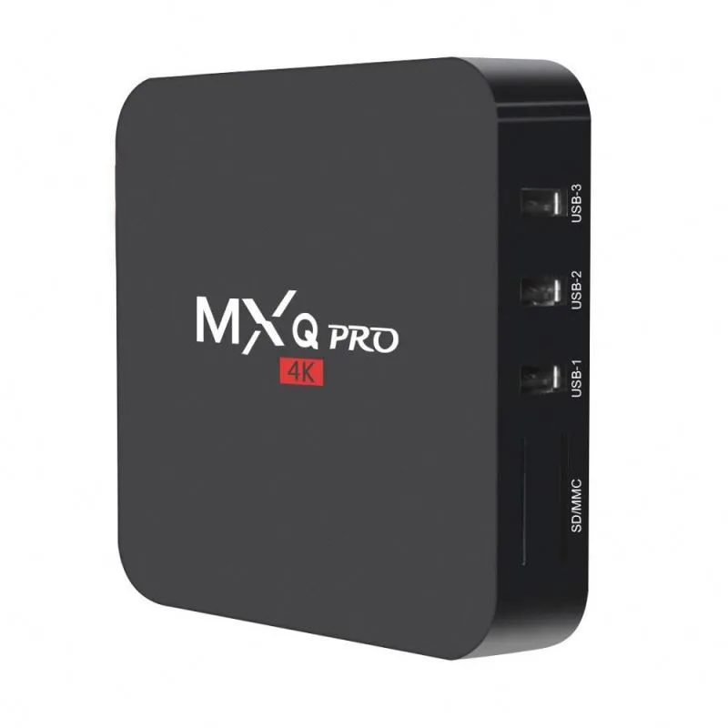 

MXQ Internet Media Player OTT TV Box Amlogic S905W 1GB 8GB Quad Core WiFi H.265 MXQ Pro 4K Android 7.1 Smart TV Box