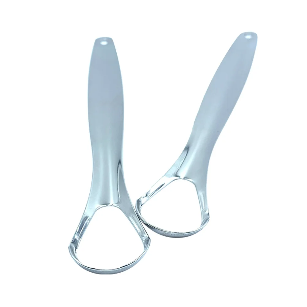 

2021 Hot Selling oral care u shaped tongue cleaner stainless steel, Silver, gold, rose gold,copper