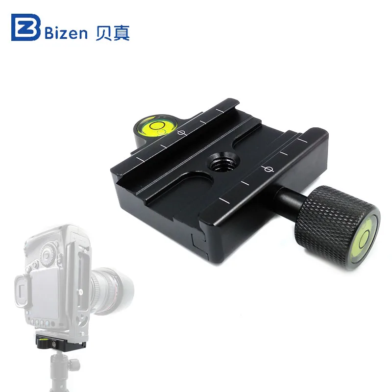 

BZ-60P clamp seat Aluminum quick plate Can be equipped with 1/4 to 3/8 screws Camera Special Plate, Black