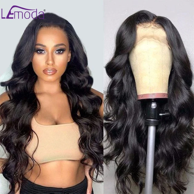 

Wholesale 40 Inch Body Wave Cheap Price Human Hair Wigs Brazilian Virgin Cuticle Aligned 13x6 HD Transparent Lace Front Wig, Natural color lace wig