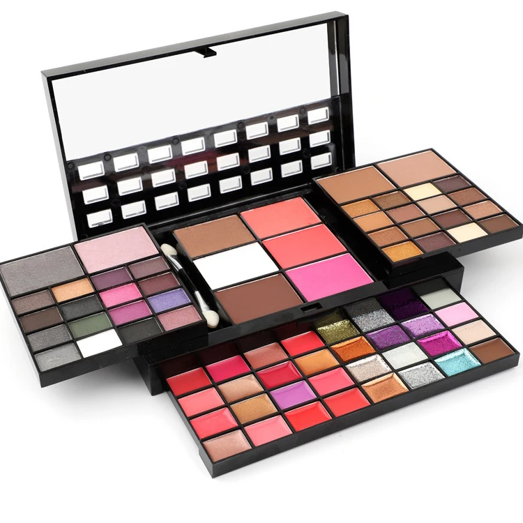 

74 Colors High Pigment cheap custom Eyeshadow palette private label