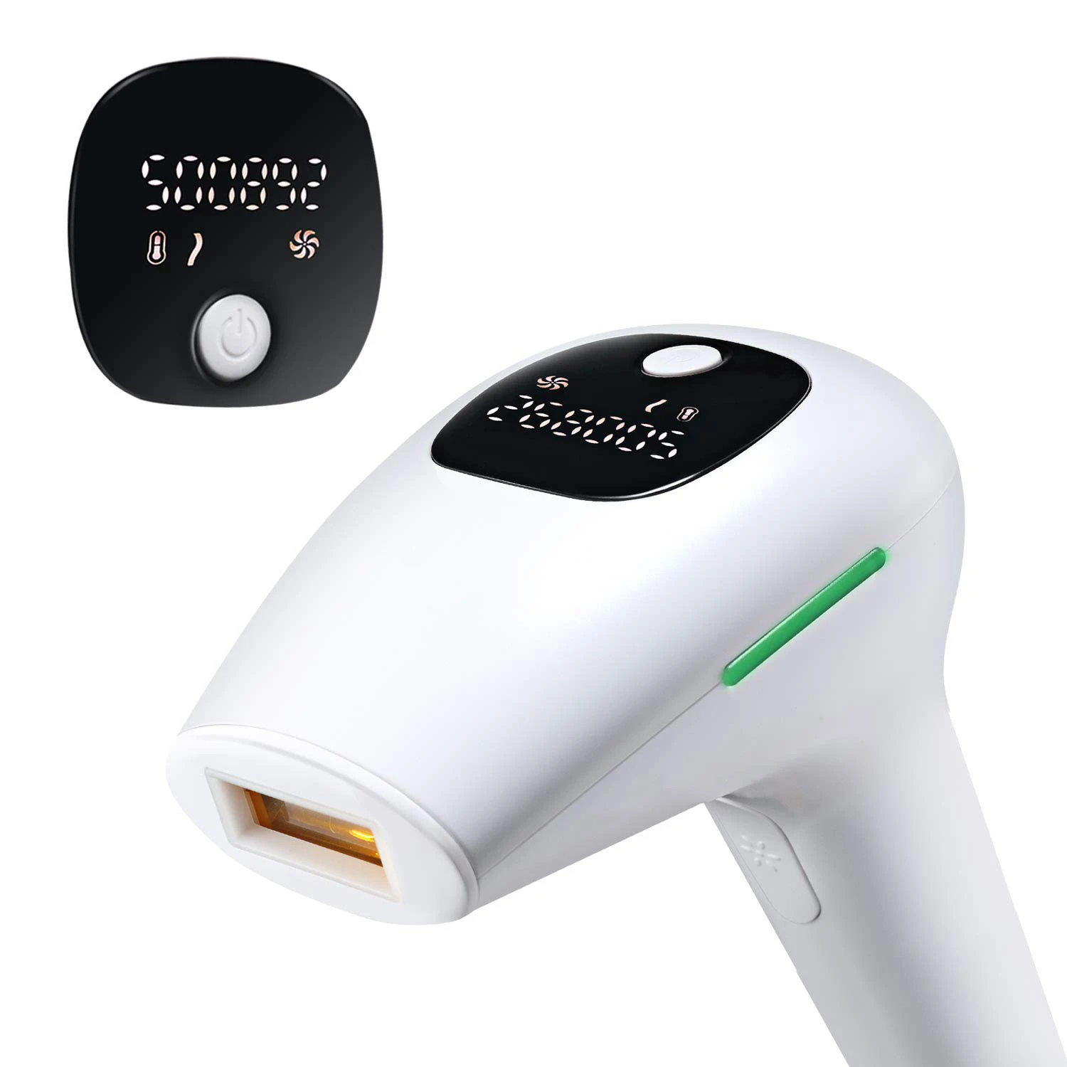 

Portable laser hair removal device 808nm diode 600000 times flash ipl hair removal home use from baish beauty, White