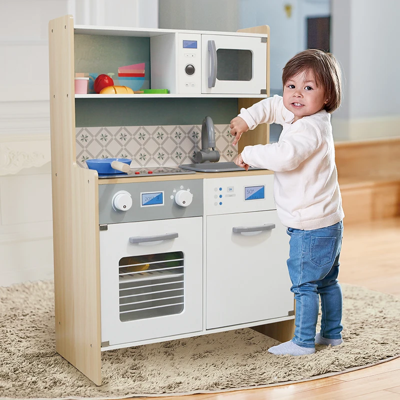 

Best Seller Eco-Friendly Encourage Role Play Kids Wooden Kitchen