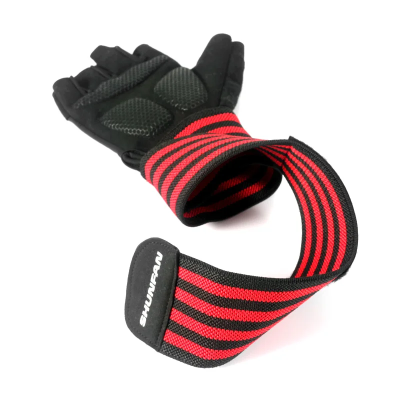 

Factory direct sale half-finger breathable high elasticity weight lifting gloves, Optional