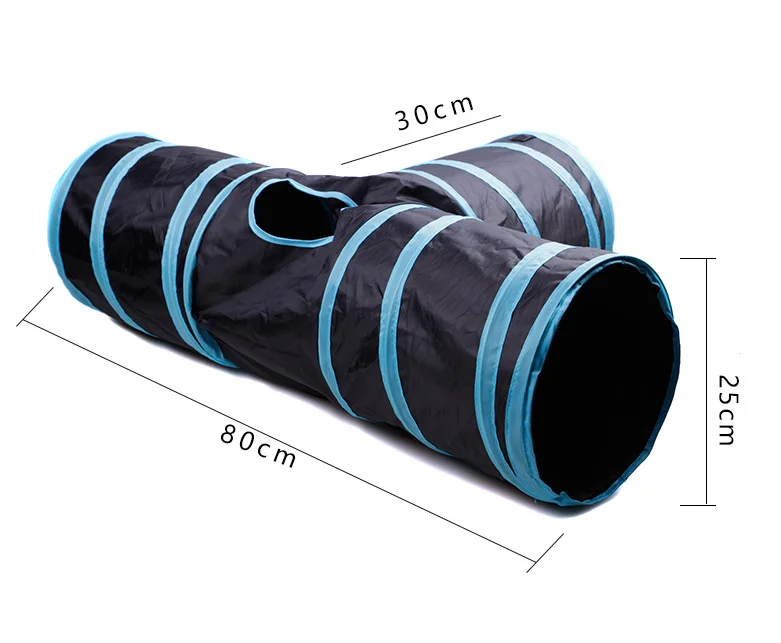 

pet feeder toy colorful collapsible pet cat tunnel toy pet feeder toy, Mix color