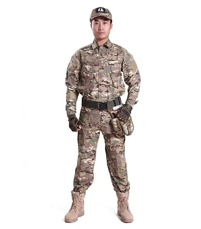 
Wholesale customized ripstop thin long sleeve jacket and pants military use soldier uniform camouflage suits for army combat 
