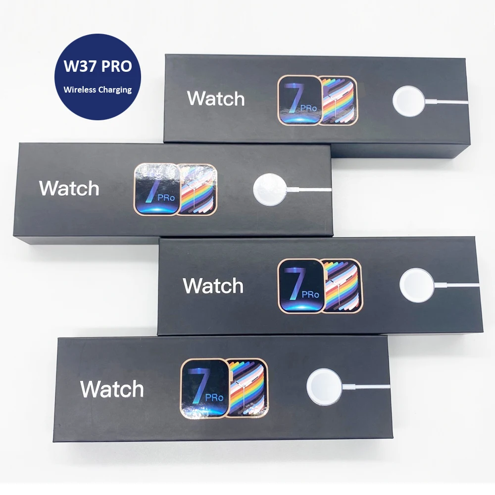 

2021 IP68 waterproof W37pro smartwatch W37 plus series 7 Reloj inteligente iwo series 7 W37 pro smart watch