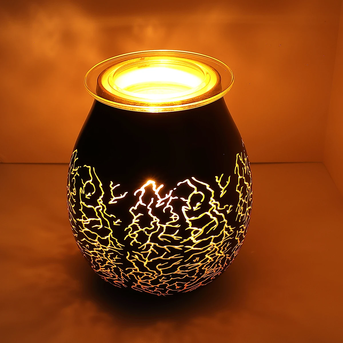 Lightning Glass Wax Melt Warmer Electric Incense Wax Tart Burner