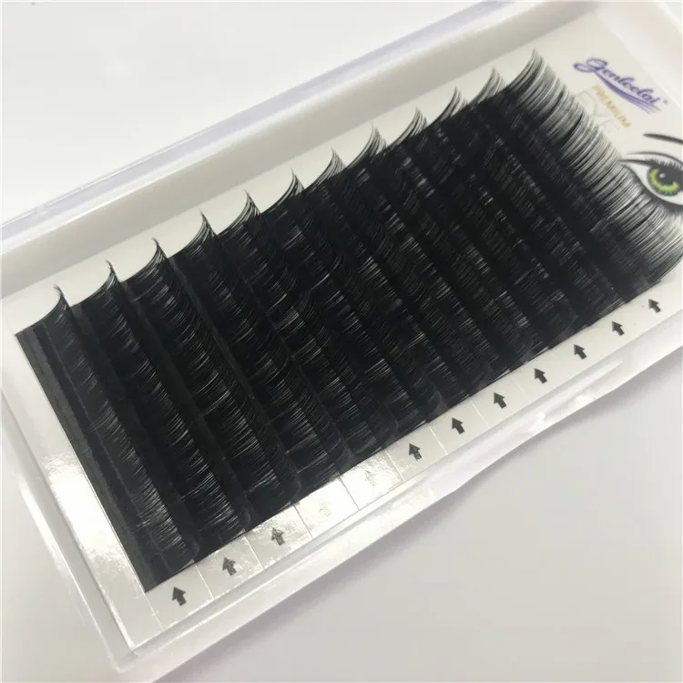 

Top Korean PBT Fibers Synthetic Eyelashes 8-17mm Easy Fanning Volume Eyelash Extensions