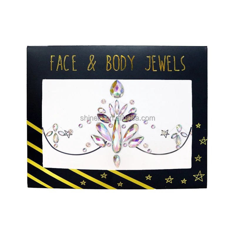 

New Fashion Temporary Rhinestone Adhesive Bikini Sexy Body Art Jewels Sticker Body Jewels for Festival Party, Pantone color