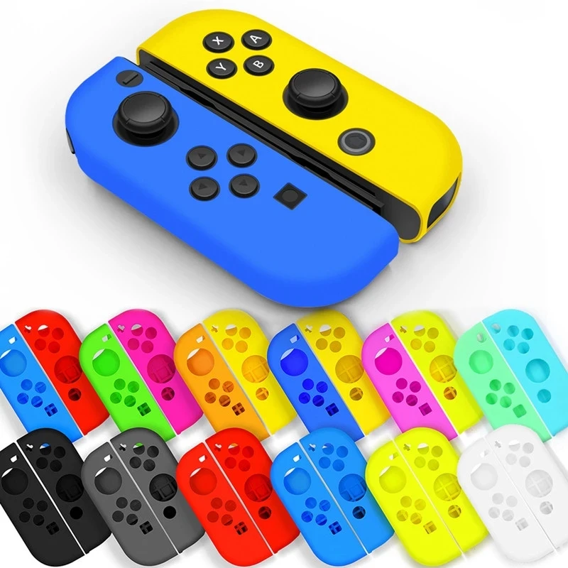 

Soft Silicone Case Switch Controller Joy-con Cover Anti-Slip Replacement Shell Controller Grips For Nintend Switch accessories