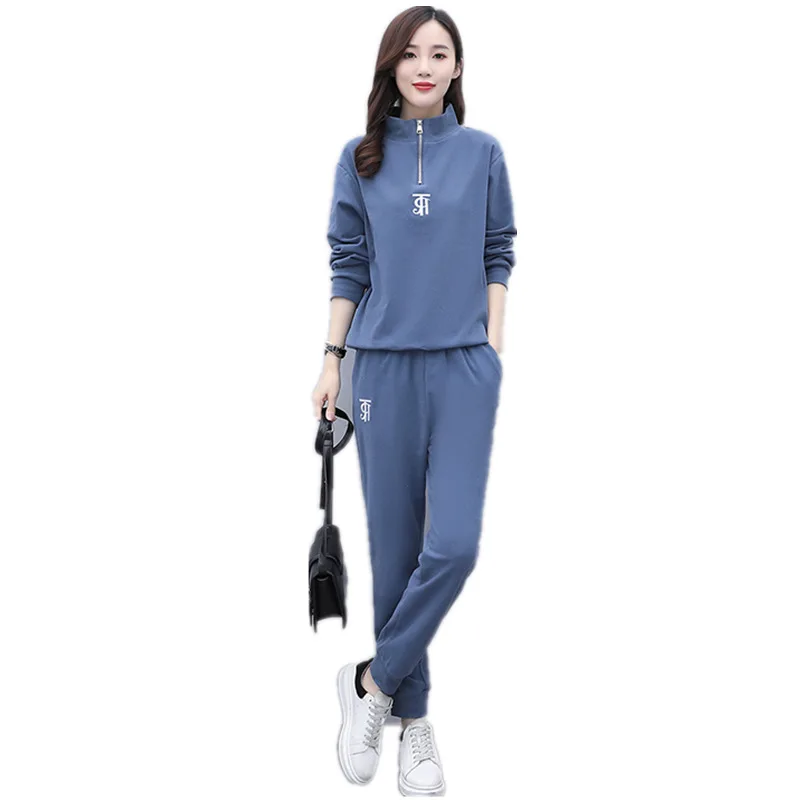 

Sports wear set women fashion sportswear leisure wear two-piece set sport suit