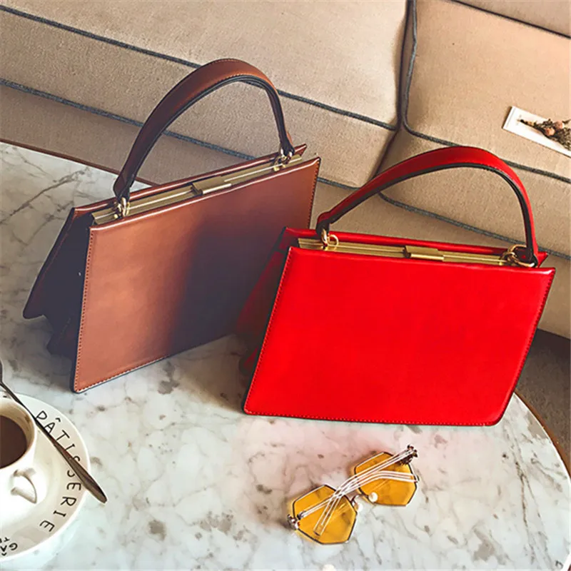 

Latest Fashion Ladies PU Leather Retro Handbags Popular Purses Cute Bag For Women