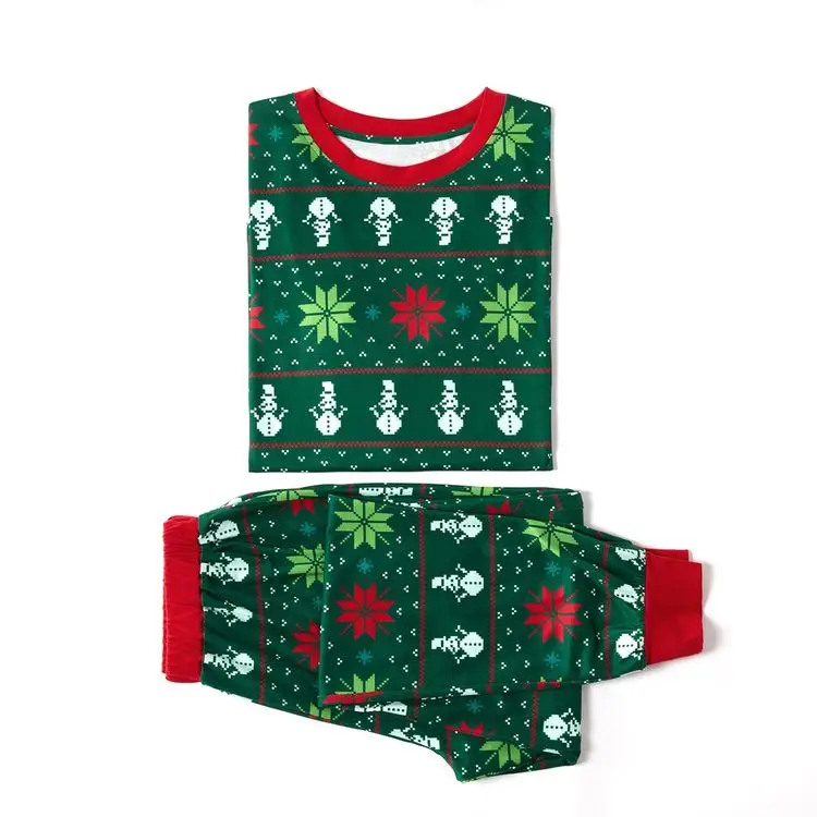 

High-quality Design Fashion New Customize Logo Matching Leisure Pajamas Family