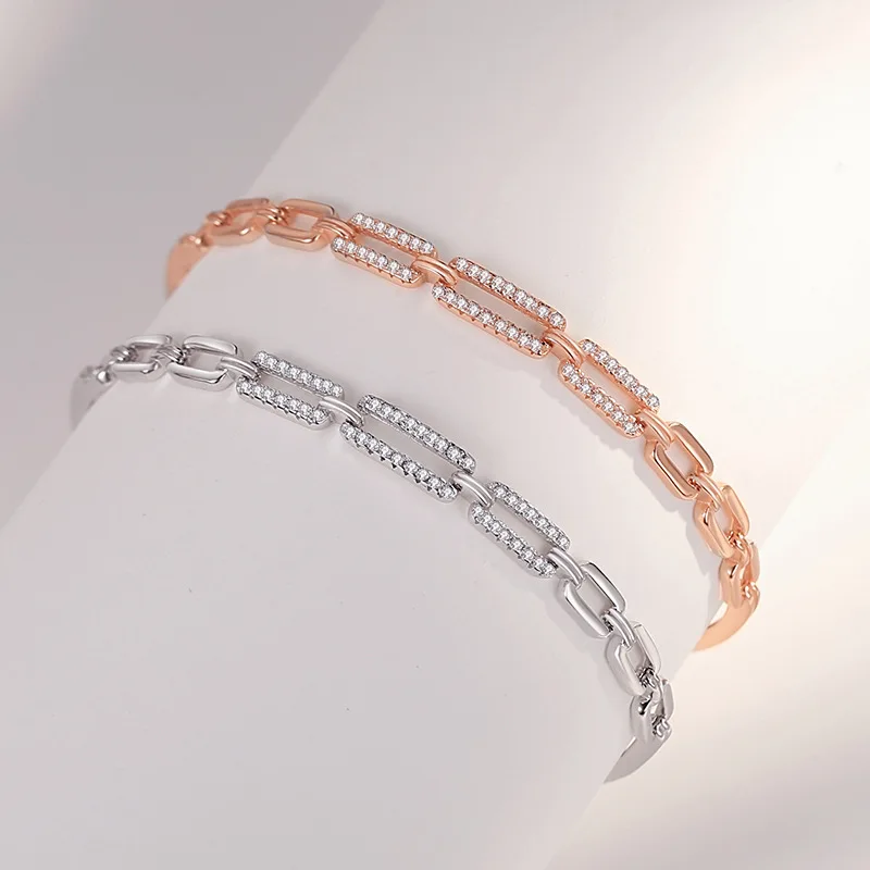 

New product 925 sterling silver chain bracelet trend simple style women's bracelet