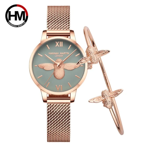 

Hannah Martin HM-112 French niche brand Japanese movement ins female watch Douyin student support OEM custom waterproof ladies