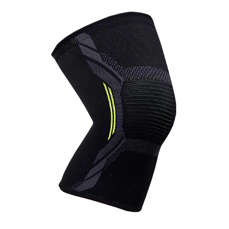 

Awesome 1PC Knee Sleeve Running Men Women Elastic Kneepads Nylon Fitness Gear Patella Brace Basketball Volleyball Support Protec