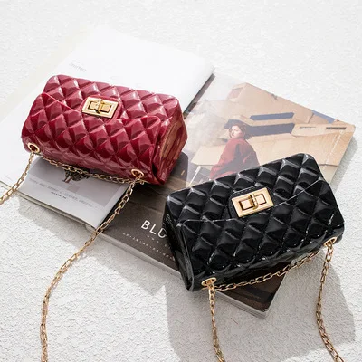 

Classic Korean Square Small Jelly Handbags Mini Pu Handbags For Women Luxury Fashion Luxury Wholesale Handbags, Picture