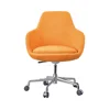 Office orange relaxing chair swivel on hot sale