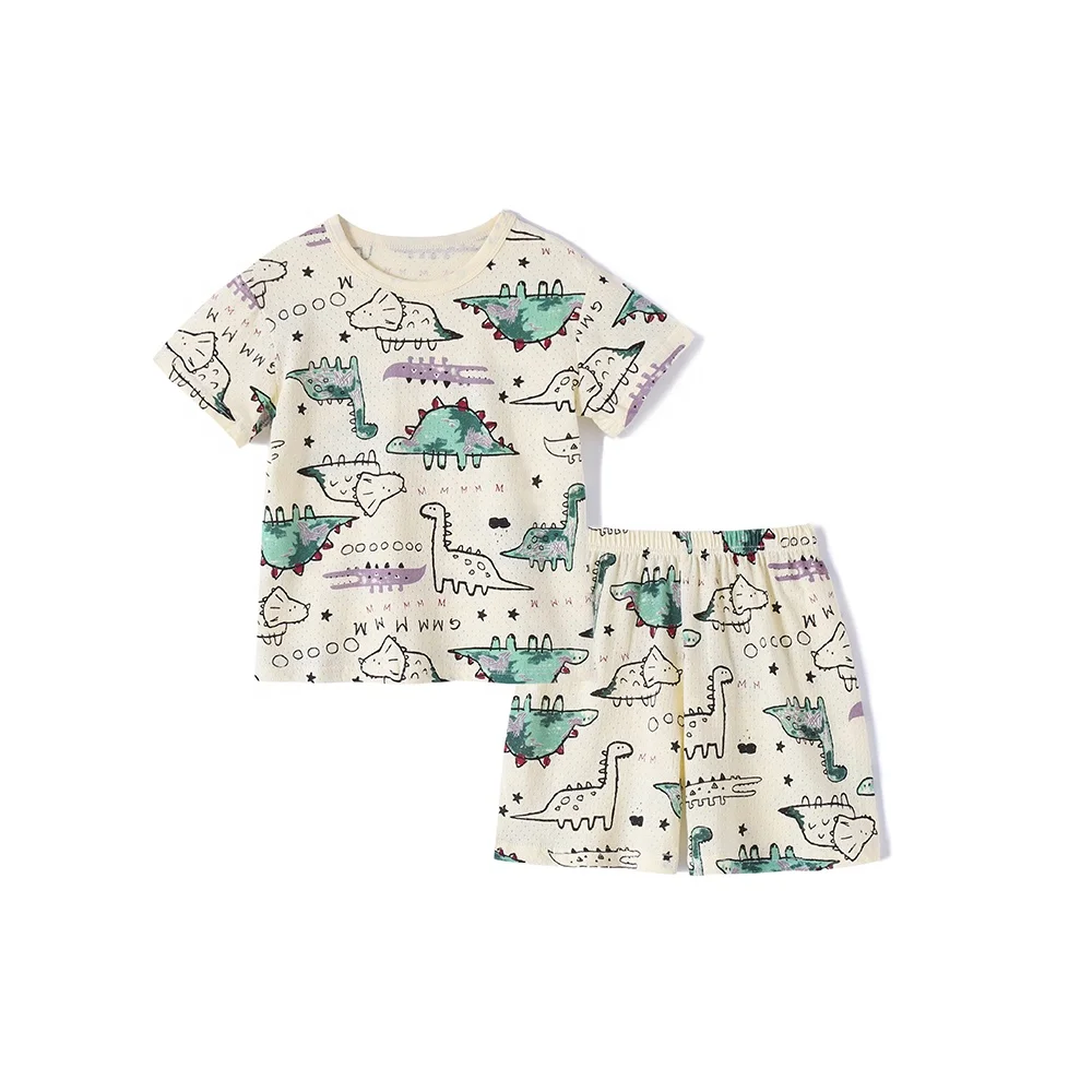 

Baby Sports Wear Set Tshirt Boys and Girls T-Shirts Pajamas Kids Clothing Short Sleeves With Cartoon Patterns for Clidren Clothe, Picture