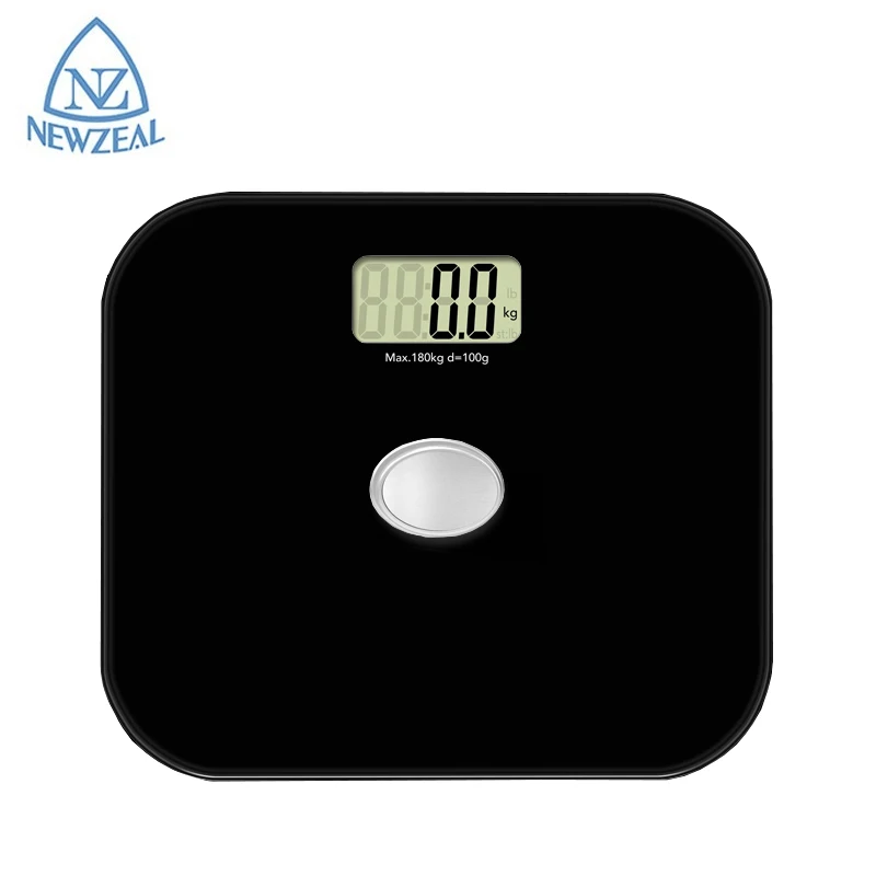

New Brand Portable Battery 180Kg Digital Body Weight Glass Bathroom Weighing Scale, Custom color
