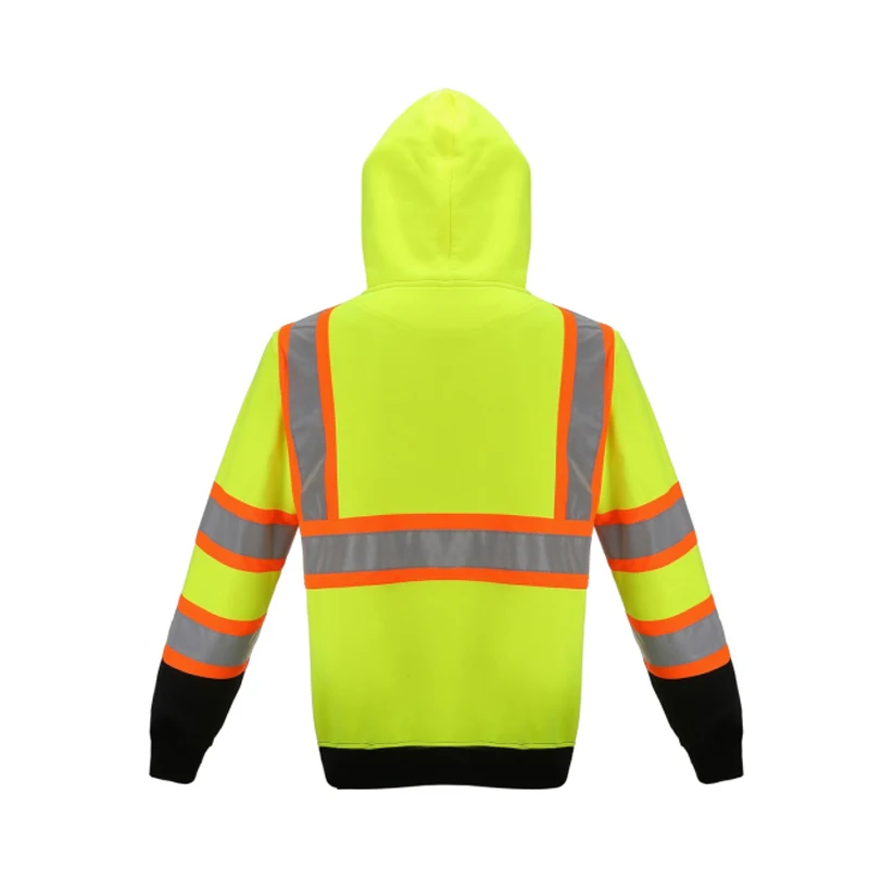 Custom OEM Factory Price Reflective Safety Hoodie