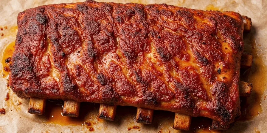 Using Meat Thermometer on Ribs