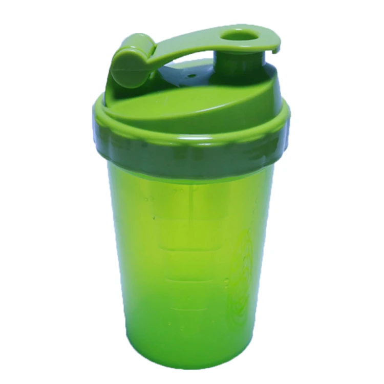 

Wholesale Custom Logo Sports Gym Protein Plastic Shaker bottle 500ml with stainless steel mixer, Customized color