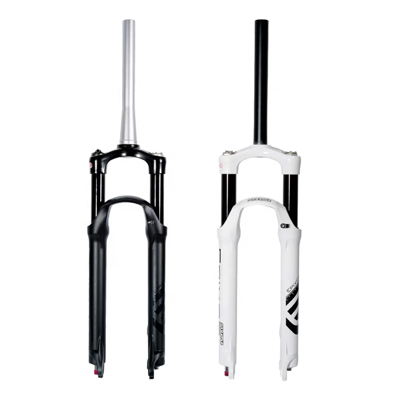

2021 hot models sr suntour epixon 27.5 29er Spinal canal dh magnesium alloy mountain fat bike suspension front fork, Black / white