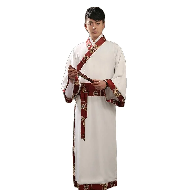 

TV Film Men's clothing man modified costume Hanfu scholar lay clothes Boy Robe Dance Folk Costume Cosplay Novelty & Special Use, As the pictures