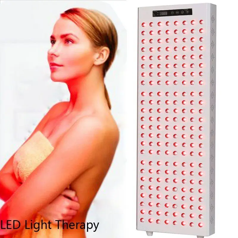 

900W Remote Control Built inTimer Full Body Facial Red Infrared LED Therapy Light Panel Beauty Devices for Pain Relief Skin Care