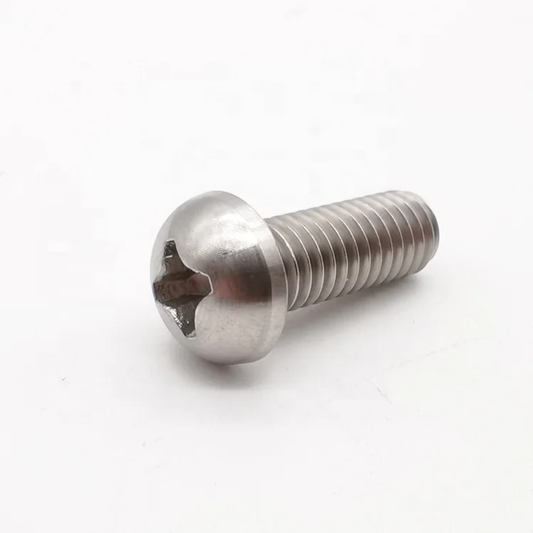 

Factory Gr5 DIN7985 titanium cross recessed round bolt