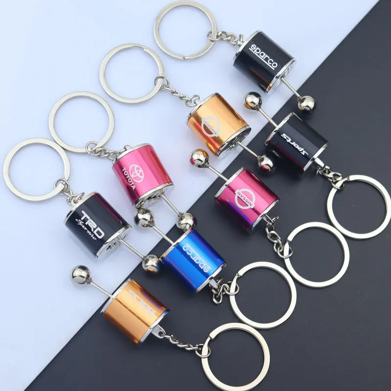 

Car accessories key chain metal gear keychain pendant engine keychain