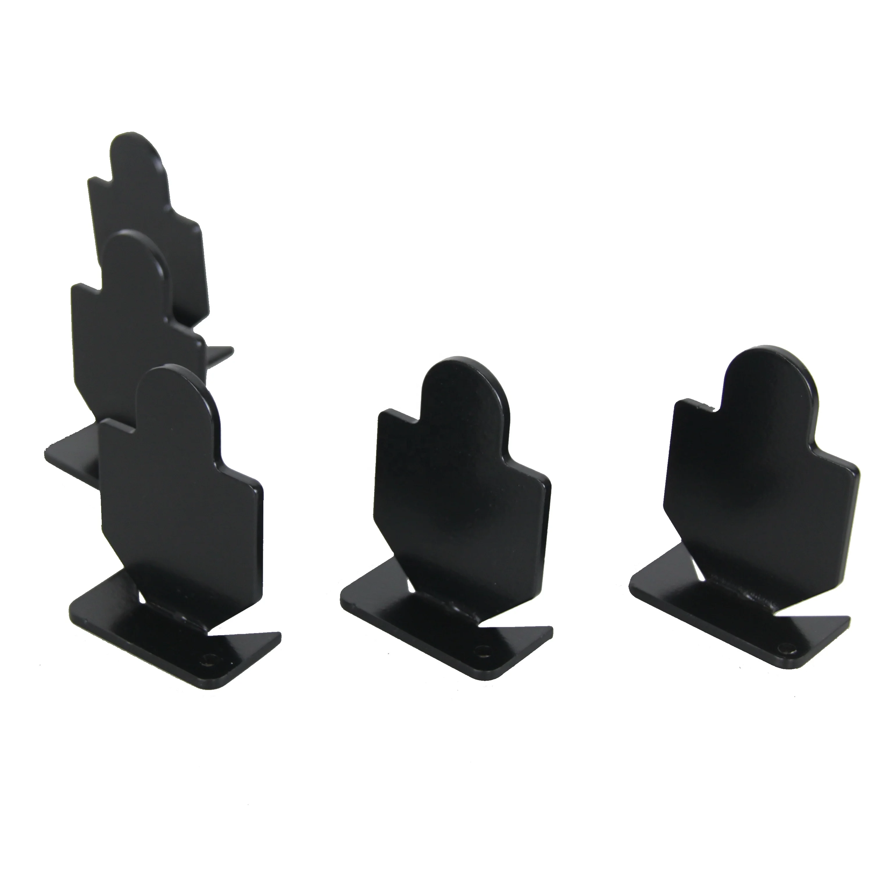 

4.8 X 7cm 6pcs/set airsoft gun shoot pistola 9mm Target Black Color for Hunting