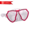 Free breath diving snorkeling frame tempered glass lens mask