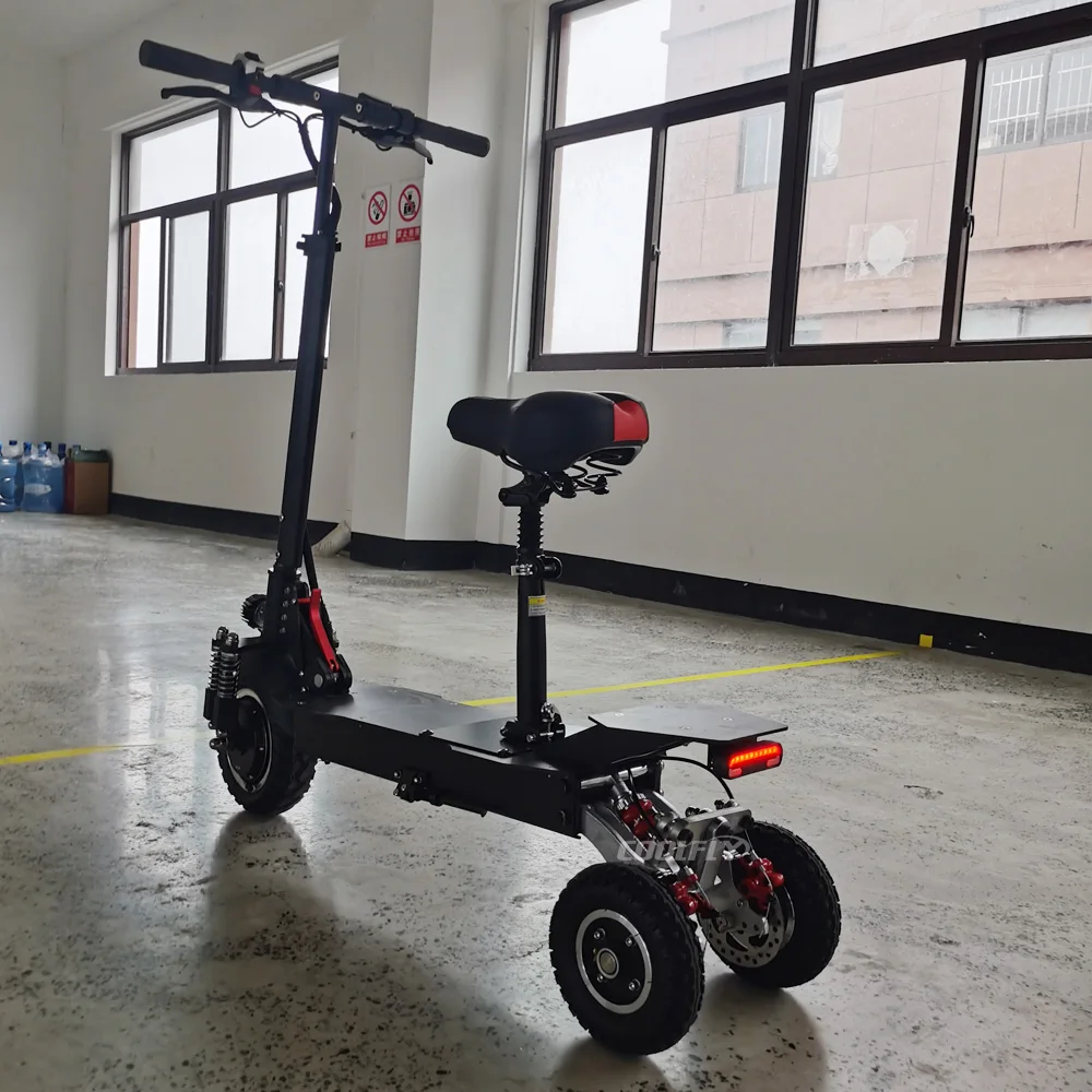 

Wholesale Single motor 3 wheeler electric scooter super speed 3 wheel trix scooter 1000 10 inch electric scooter foldable, Black