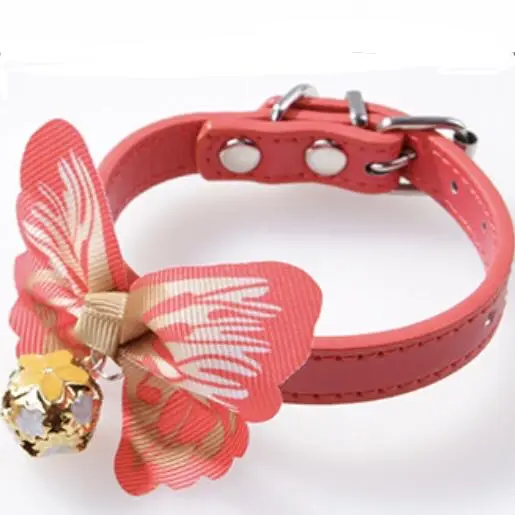 

Pet collar Butterfly Shape Bow Bell Collar Pet collar Exquisite and Safe Pet Products Suitable for Cats and Small Dogs