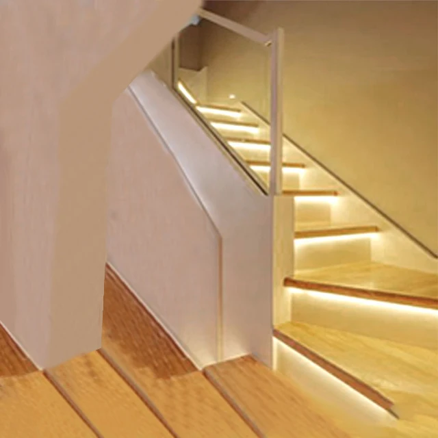 

LED stair step light intelligent surface mounted foot wall foot line step light embedded induction stair light