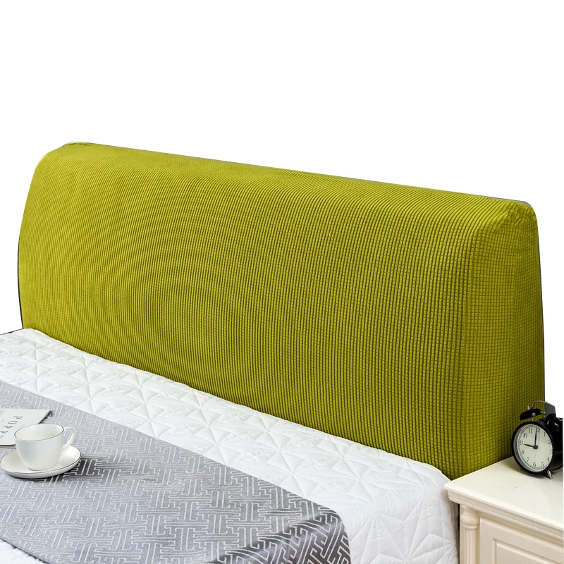 Wholesale Universal Magic High Stretching Elastic Washable Durable Solid Color Head Board Cover for Living Room