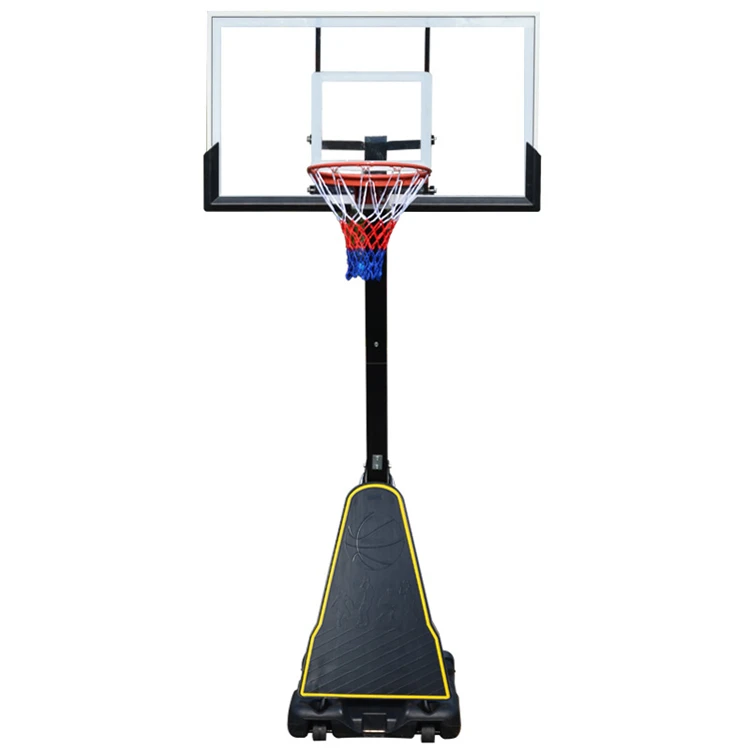 

Hot Sale Outdoor Basketball Hoop Stand For Adult Children Indoor Movable Basketball Board, Black