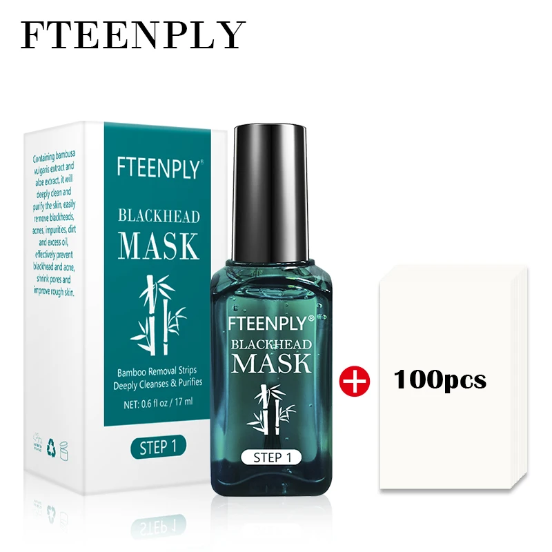 

FTEENPLY moderate plainless remove blackhead pimples blackhead remover serum with bamboo nasal mask blackhead mask