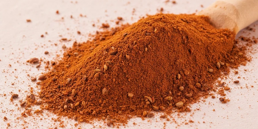Mace and Nutmeg Side by Side