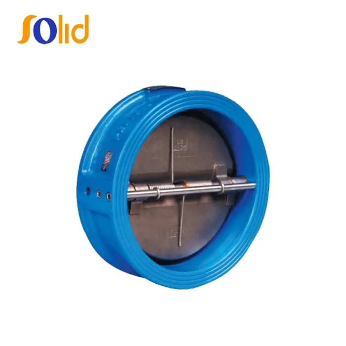 Ductile iron GGG40/50 Wafer Type Dual Plate Check Valve