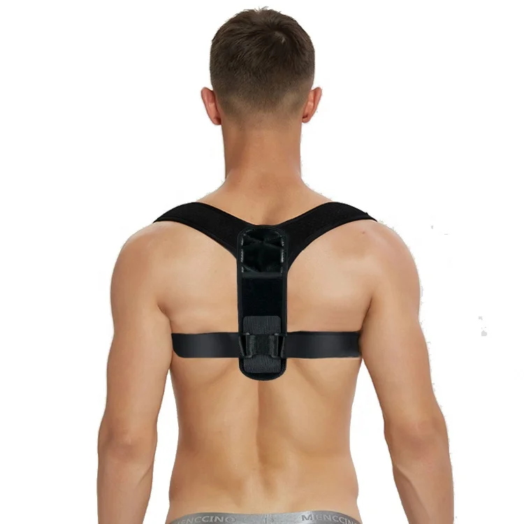 

Shoulder back clavicle support brace posture orthopedic corrector, Black