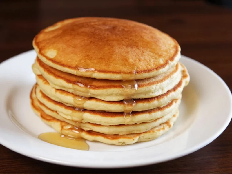 homemade pancakes from scratch