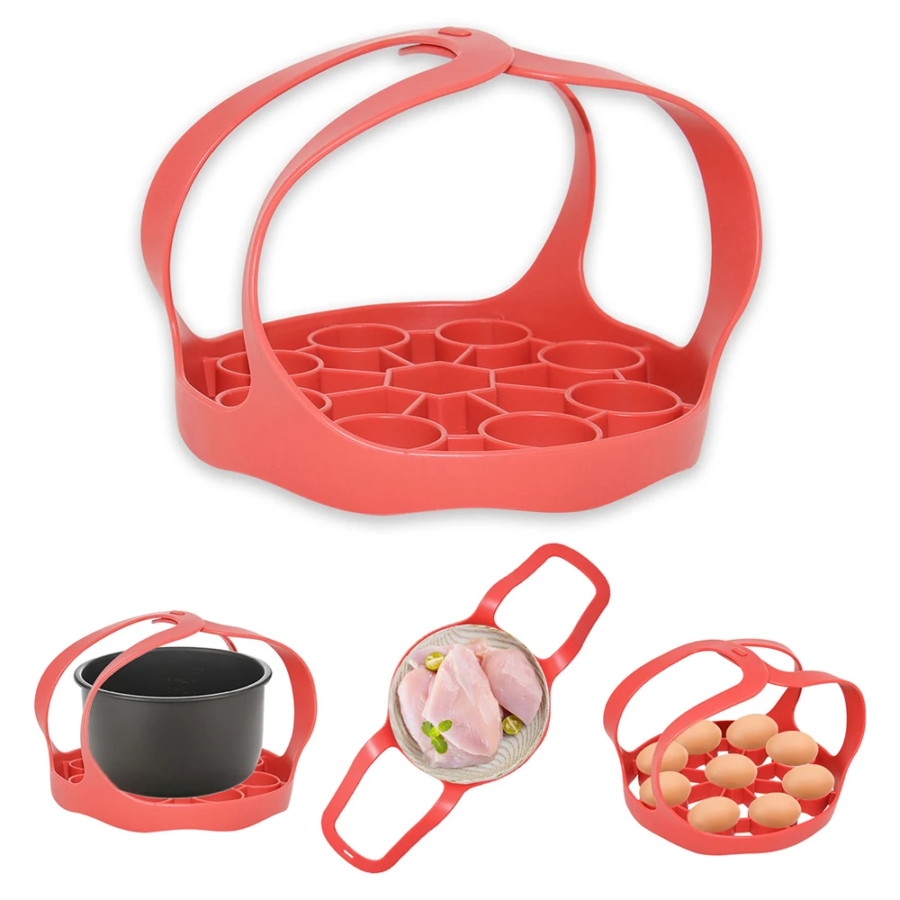 

BHD Multi-Function BPA Free Pressure Cooker Sling Anti-scalding Silicone Bakeware Sling for Pots and Other Brand Cookers, All colors from pantone sheet