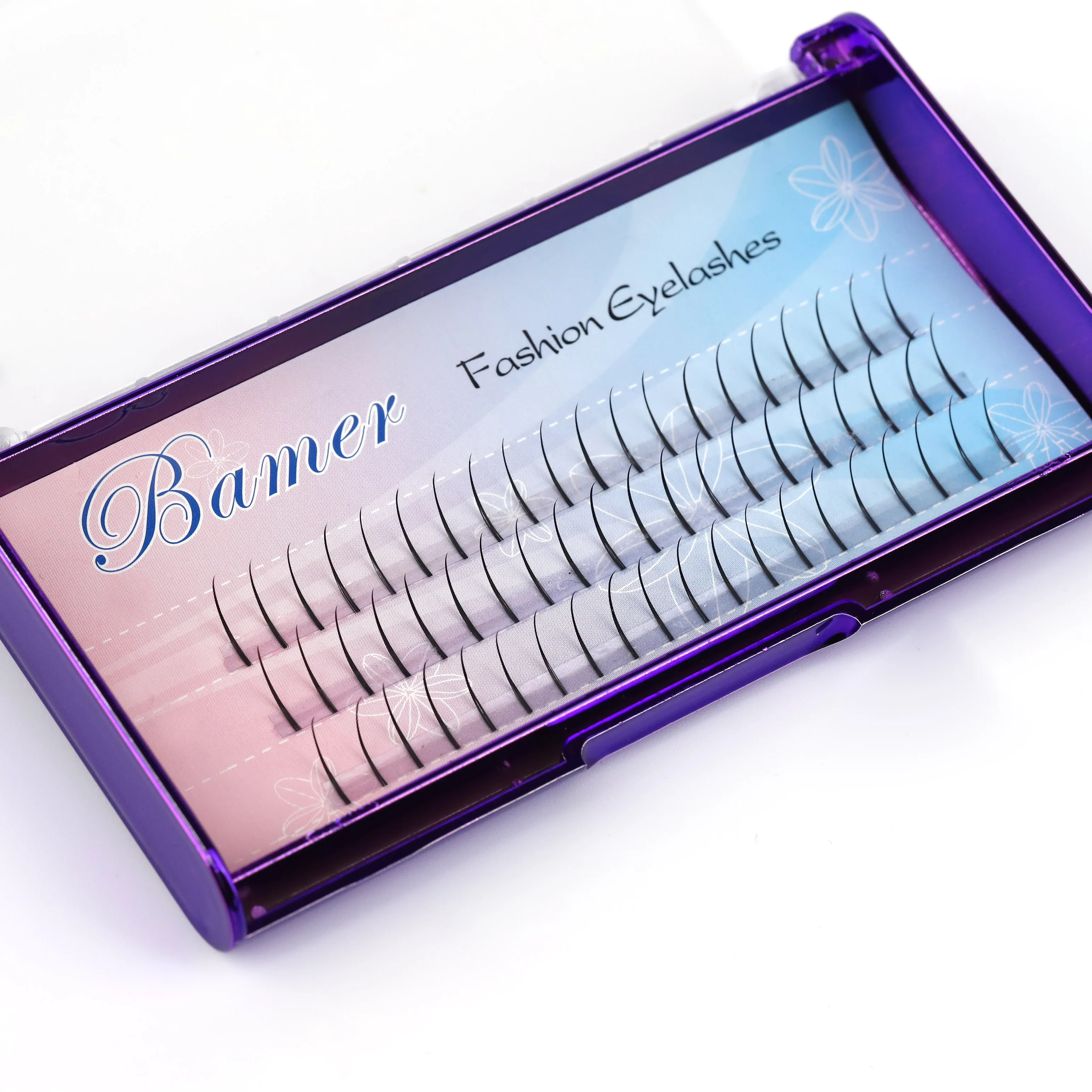 

Private easy fan wholesale lashes 3d long stem premade volume fans