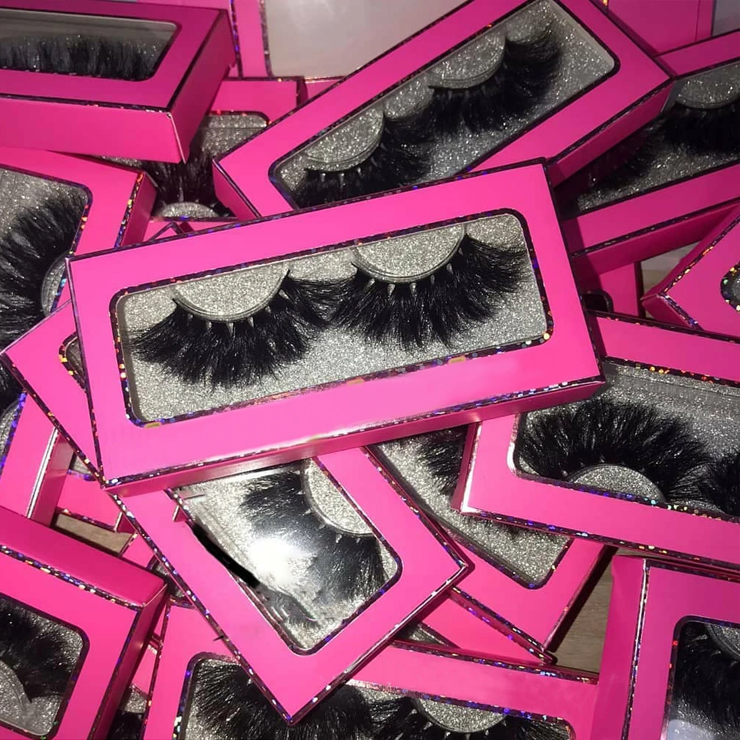 

wholesale 8D Nano faux mink eyelash custom label Lashes3d 25mm mink eyelashes cruelty free vegan lashes silk mink eye lashes, Natural black mink eyelashes